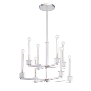 MN6871613 Chadbourne Mid Sized Chandelier Chandelier - Polished Nickel MN6871613 Chadbourne Mid Sized Chandelier Chandelier - Polished Nickel