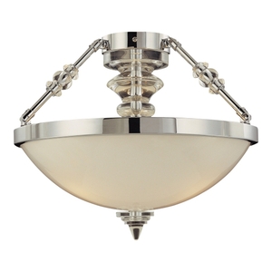 MN693277 Kingswell Semi Flush Mount Ceiling Light - Chrome MN693277 Kingswell Semi Flush Mount Ceiling Light - Chrome