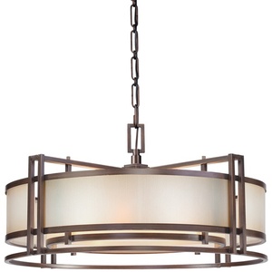 MN6965267B Underscore Drum Pendant Pendant Light - Cimarron Bronze MN6965267B Underscore Drum Pendant Pendant Light - Cimarron Bronze