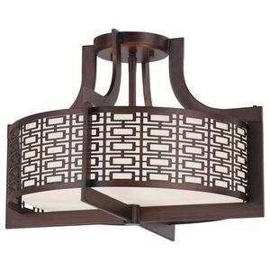 MN6973267B Atelier Semi Flush Mount Ceiling Light - Cimarron Bronze MN6973267B Atelier Semi Flush Mount Ceiling Light - Cimarron Bronze