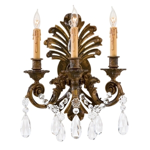 MN952013 Multi Bulb Wall Sconce - Oxidized Brass MN952013 Multi Bulb Wall Sconce - Oxidized Brass