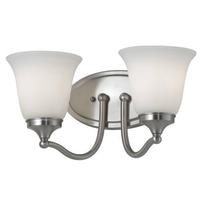 Bathroom Lighting (2 Bulbs) 15-3/4" Width Bathroom Lighting (2 Bulbs) 15-3/4" Width
