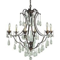 Mid Sized Chandelier 27-3/4" Width Mid Sized Chandelier 27-3/4" Width