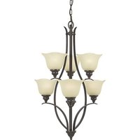 Mini Chandelier 23-1/2" Width Mini Chandelier 23-1/2" Width