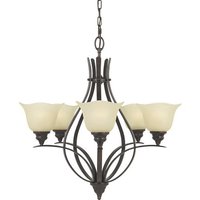 Mid Sized Chandelier 25-1/2" Width Mid Sized Chandelier 25-1/2" Width