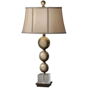 M10141ABZSLP Davidson Table Lamp - Antique Copper / Silver Leaf Patina M10141ABZSLP Davidson Table Lamp - Antique Copper / Silver Leaf Patina