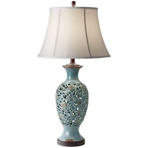 M10156PER Antica Ceramica Table Lamp - Persian Turquoise M10156PER Antica Ceramica Table Lamp - Persian Turquoise