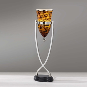 M9927PNBMB Quinn Torchiere Lamp - Polished Nickel / Black Marble Base M9927PNBMB Quinn Torchiere Lamp - Polished Nickel / Black Marble Base