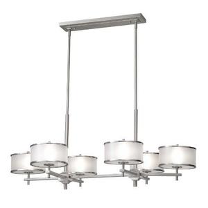 MF23456BS Casual Luxury Linear Pendant Pendant Light - Brushed Steel MF23456BS Casual Luxury Linear Pendant Pendant Light - Brushed Steel