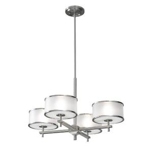 MF23464BS Casual Luxury Mid Sized Chandelier Chandelier - Brushed Steel MF23464BS Casual Luxury Mid Sized Chandelier Chandelier - Brushed Steel