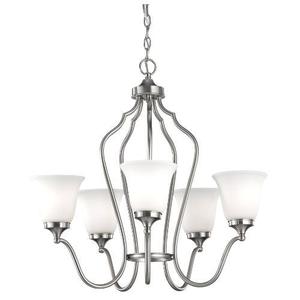 MF26505BS Beckett Mid Sized Chandelier Chandelier - Brushed Steel MF26505BS Beckett Mid Sized Chandelier Chandelier - Brushed Steel