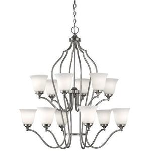 MF265266BS Beckett Large Foyer Chandelier Chandelier - Brushed Steel MF265266BS Beckett Large Foyer Chandelier Chandelier - Brushed Steel