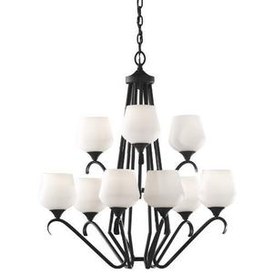 MF265663BK Merritt Large Foyer Chandelier Chandelier - Black MF265663BK Merritt Large Foyer Chandelier Chandelier - Black