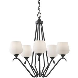MF26595BK Merritt Mid Sized Chandelier Chandelier - Black MF26595BK Merritt Mid Sized Chandelier Chandelier - Black