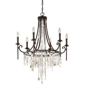 MF26606HTBZ Cascade Mid Sized Chandelier Chandelier - Heritage Bronze MF26606HTBZ Cascade Mid Sized Chandelier Chandelier - Heritage Bronze