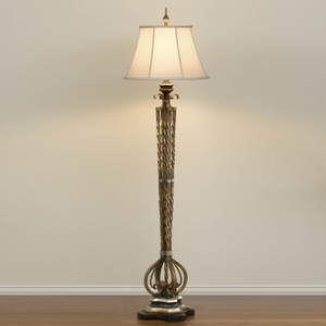 MFL6252SLS Castalia Floor Lamp - Silver Leaf Sienna MFL6252SLS Castalia Floor Lamp - Silver Leaf Sienna
