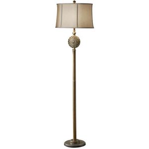 MFL6296FGSLP Davidson Floor Lamp - Firenze Gold / Silver Leaf Patina MFL6296FGSLP Davidson Floor Lamp - Firenze Gold / Silver Leaf Patina