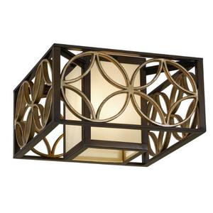MFM330HTBZPGD Remy Flush Mount Ceiling Light - Heritage Brz/Parissiene Gold MFM330HTBZPGD Remy Flush Mount Ceiling Light - Heritage Brz/Parissiene Gold