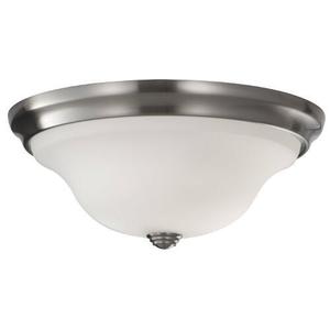 MFM361BS Beckett Flush Mount Ceiling Light - Brushed Steel MFM361BS Beckett Flush Mount Ceiling Light - Brushed Steel