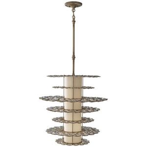 MP1275BUS Lucia Mini-Pendant Pendant Light - Burnished Silver MP1275BUS Lucia Mini-Pendant Pendant Light - Burnished Silver
