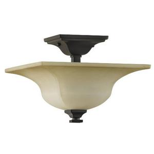 MSF236ORB American Foursquare Semi Flush Mount Ceiling Light - Oil Rubbed Bronze MSF236ORB American Foursquare Semi Flush Mount Ceiling Light - Oil Rubbed Bronze