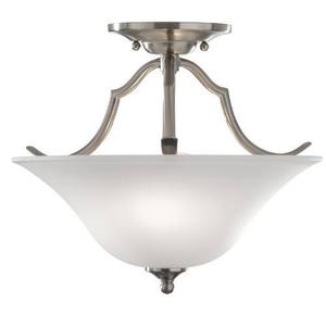 MSF294BS Beckett Semi Flush Mount Ceiling Light - Brushed Steel MSF294BS Beckett Semi Flush Mount Ceiling Light - Brushed Steel