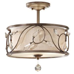 MSF300ARS Priscilla Semi Flush Mount Ceiling Light - Arctic Silver MSF300ARS Priscilla Semi Flush Mount Ceiling Light - Arctic Silver