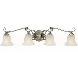 MVS10404BS Vista 4 or More Bulb Bathroom Lighting - Brushed Steel MVS10404BS Vista 4 or More Bulb Bathroom Lighting - Brushed Steel