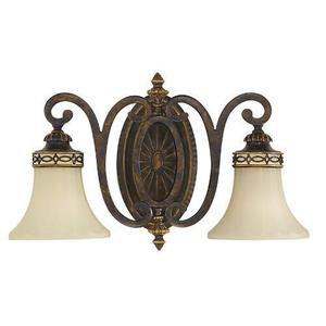 MVS11202WAL Drawing Room 2 Bulb Bathroom Lighting - Walnut MVS11202WAL Drawing Room 2 Bulb Bathroom Lighting - Walnut
