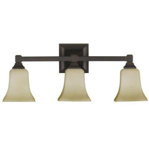 MVS12403ORB American Foursquare 3 Bulb Bathroom Lighting - Oil Rubbed Bronze MVS12403ORB American Foursquare 3 Bulb Bathroom Lighting - Oil Rubbed Bronze