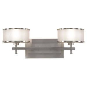 MVS13702BS Casual Luxury 2 Bulb Bathroom Lighting - Brushed Steel MVS13702BS Casual Luxury 2 Bulb Bathroom Lighting - Brushed Steel