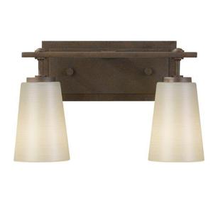 MVS14902CB Sunset Drive 2 Bulb Bathroom Lighting - Corinthian Bronze MVS14902CB Sunset Drive 2 Bulb Bathroom Lighting - Corinthian Bronze