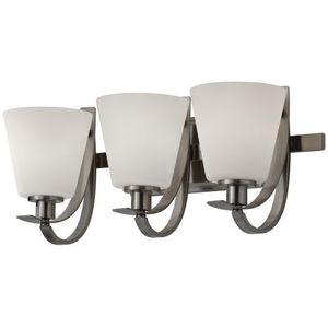 MVS21003BS Spectra 3 Bulb Bathroom Lighting - Brushed Steel MVS21003BS Spectra 3 Bulb Bathroom Lighting - Brushed Steel