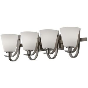 MVS21004BS Spectra 4 or More Bulb Bathroom Lighting - Brushed Steel MVS21004BS Spectra 4 or More Bulb Bathroom Lighting - Brushed Steel