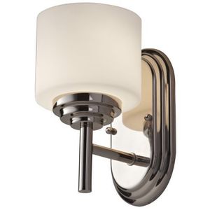 MVS26001PN Malibu 1 Bulb Wall Sconce - Polished Nickel MVS26001PN Malibu 1 Bulb Wall Sconce - Polished Nickel