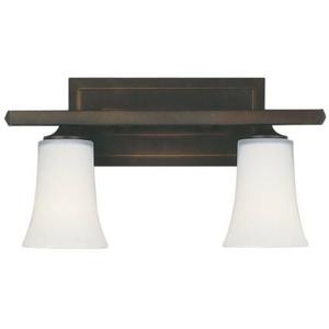 MVS8702ORB Boulevard 2 Bulb Bathroom Lighting - Oil Rubbed Bronze MVS8702ORB Boulevard 2 Bulb Bathroom Lighting - Oil Rubbed Bronze