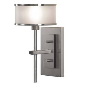 MWB1378BS Casual Luxury 1 Bulb Wall Sconce - Brushed Steel MWB1378BS Casual Luxury 1 Bulb Wall Sconce - Brushed Steel