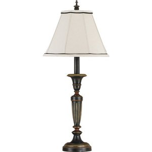 M9476RW Library Table Lamp - Rubbed Wood M9476RW Library Table Lamp - Rubbed Wood