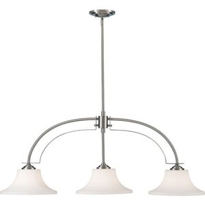 MF22483BS Barrington Linear Pendant Pendant Light - Brushed Steel MF22483BS Barrington Linear Pendant Pendant Light - Brushed Steel