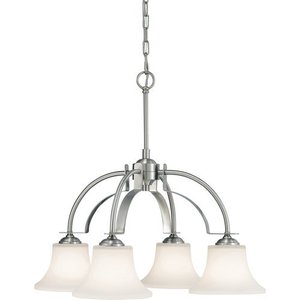 MF22514BS Barrington Mid Sized Chandelier Chandelier - Brushed Steel MF22514BS Barrington Mid Sized Chandelier Chandelier - Brushed Steel