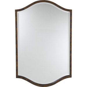 MMR1077WAL Salon Maison Unique Shape Mirror - Walnut MMR1077WAL Salon Maison Unique Shape Mirror - Walnut