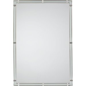 MMR1089BS Parker Place Square / Rectangular Mirror - Brushed Steel MMR1089BS Parker Place Square / Rectangular Mirror - Brushed Steel