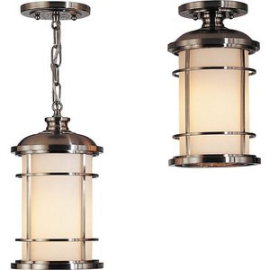 MOL2209BS Lighthouse Hanging Hanging Lantern - Brushed Steel MOL2209BS Lighthouse Hanging Hanging Lantern - Brushed Steel