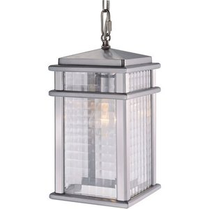 MOL3411BRAL Mission Lodge Hanging Hanging Lantern - Brushed Aluminum MOL3411BRAL Mission Lodge Hanging Hanging Lantern - Brushed Aluminum