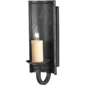MWB1350AF King's Table 1 Bulb Wall Sconce - Antique Forged Iron MWB1350AF King's Table 1 Bulb Wall Sconce - Antique Forged Iron