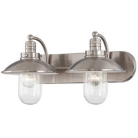 Bathroom Lighting (2 Bulbs) 18-1/2" Width Bathroom Lighting (2 Bulbs) 18-1/2" Width