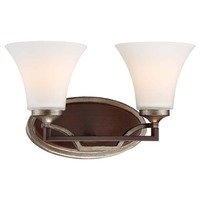 Bathroom Lighting (2 Bulbs) 14-1/4" Width Bathroom Lighting (2 Bulbs) 14-1/4" Width