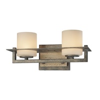 Bathroom Lighting (2 Bulbs) 12-3/4" Width Bathroom Lighting (2 Bulbs) 12-3/4" Width