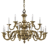 Large Foyer Chandelier 38" Width Large Foyer Chandelier 38" Width