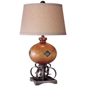 A122020 Classics Table Lamp - Clay Brown w/Iron Oxide A122020 Classics Table Lamp - Clay Brown w/Iron Oxide